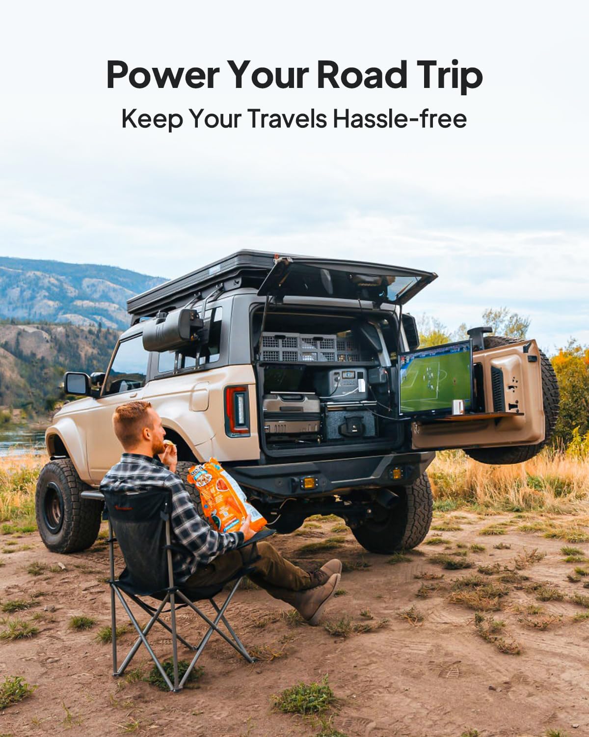 BLUETTI Charger 1, 560W Alternator Charger, Fast DC-DC for Portable Power Stations, 6X Faster Than Cigarette Chargers, Compatible with 95% Solar Generator, Perfect for Road Trips, RVing