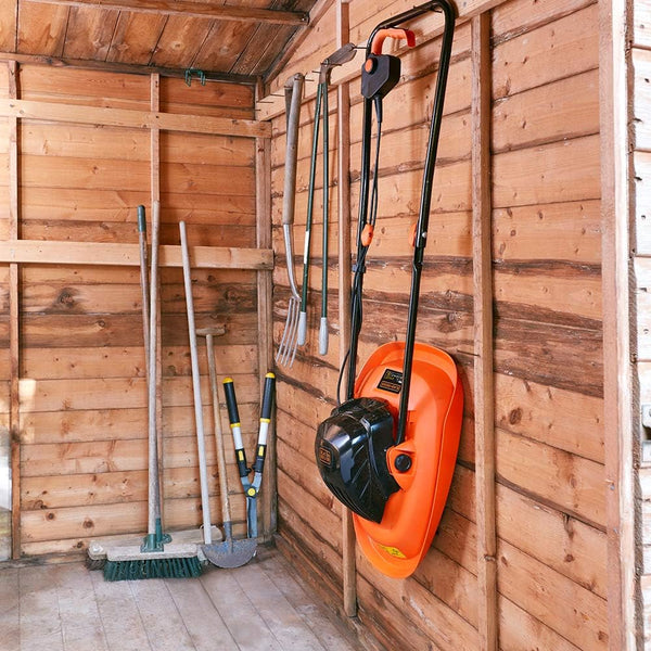 BLACK+DECKER Electric Hover Mower with 30cm Deck, 1200W, Corded, Compact, Lightweight, BEMWH551-GB