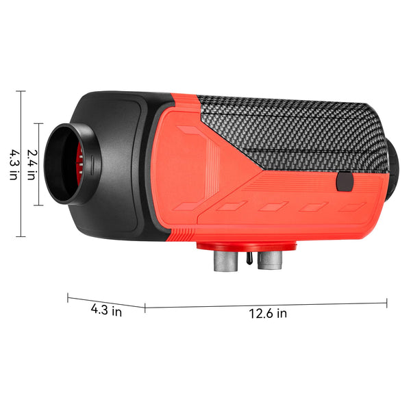 Redriver 8KW Diesel Heater 12V/24V Parking Fuel Heater, Night Air Heater with Premium Silencer, Upgrade Smart Remote Control For Truck, Boat, Car Trailer, Motorhomes, Campervans, Caravans