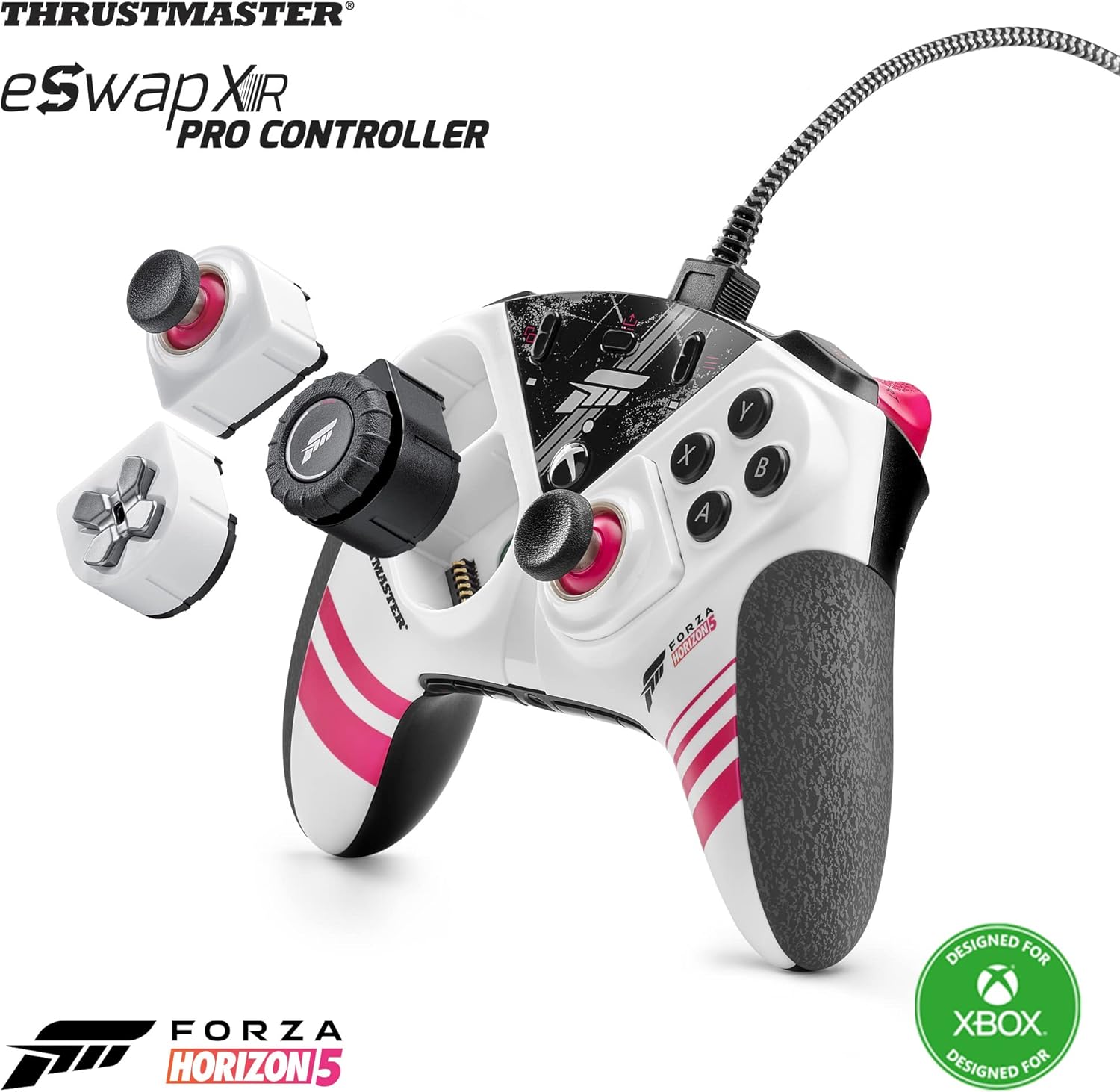Thrustmaster ESWAP XR PRO CONTROLLER FORZA HORIZON 5 EDITION, Modular Wired Gamepad, Racing Wheel Module, Official FORZA HORIZON 5 and Xbox Series X|S, Precise Mini-Sticks, Tact Switches