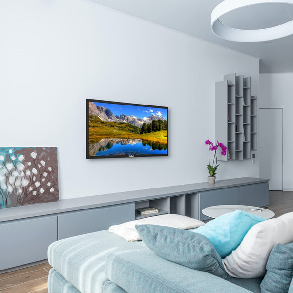 RCA RB24H2CU 24" inchFreeview HD TV DVB-T2/C/S2 Dolby Digital Audio, LED Backlighting Display, HDMI VGA PC SCART USB Travel Small TV for Motorhome and Campervan,Caravans,12 Volt