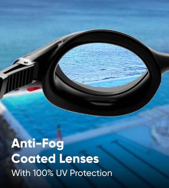 Speedo Unisex Biofuse 2.0 Swimming Goggles | Patented Easy Adjustment | Anti-fog | Anti-leak | Enhanced Fit | Improved Comfort Goggles (pack of 1)