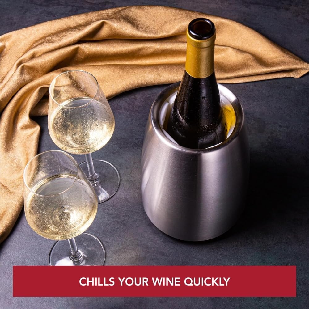 Active Wine Cooler Finish (Colour): Stainless Steel, 3049346