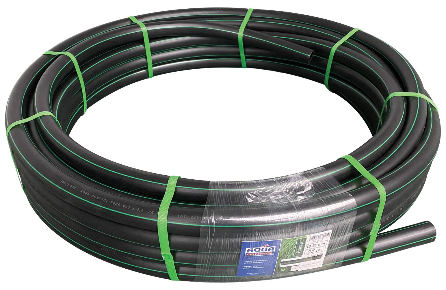 Aqua Control 63225 ? Smooth Black/Green Pipe 32 mm