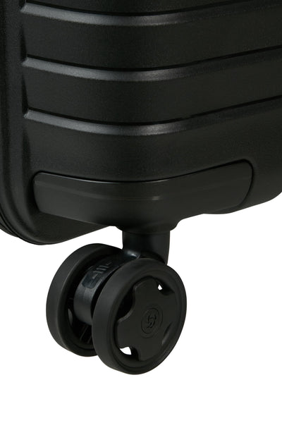 Samsonite Intuo - Spinner M, Expandable Suitcase, 69 cm, 79/87 l, Black (Black)