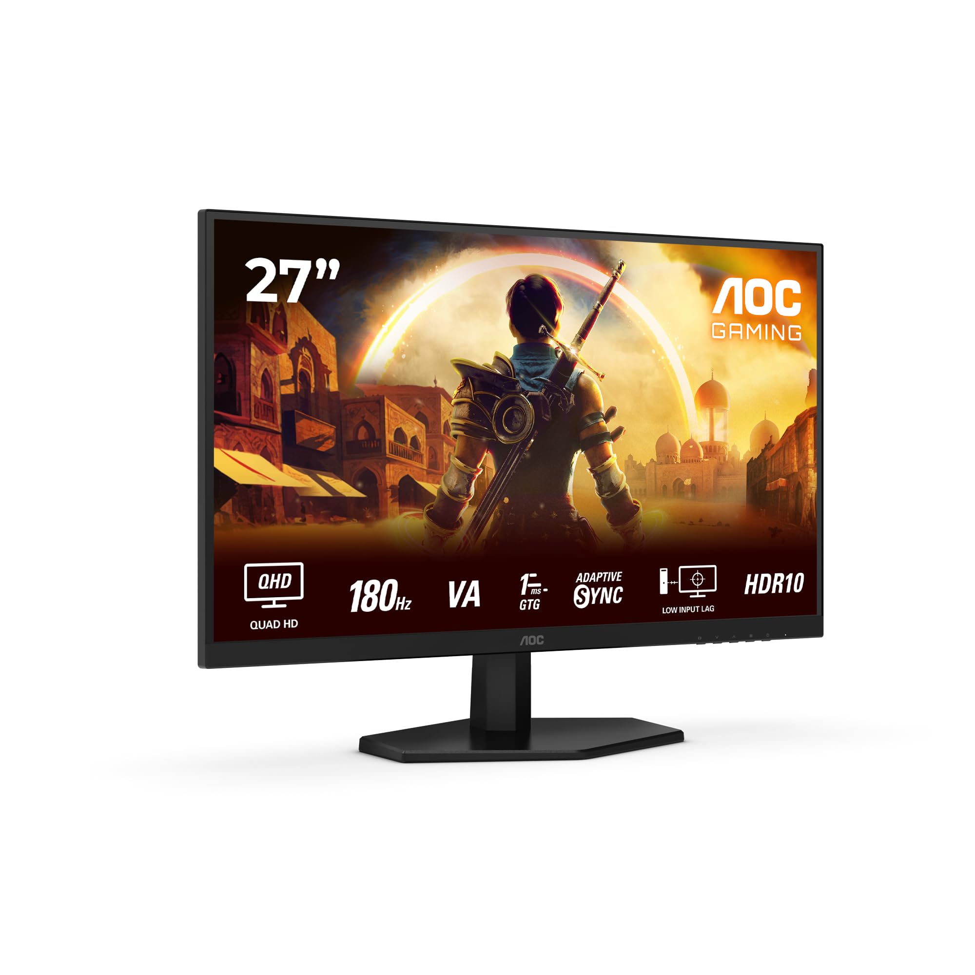 AOC Gaming 25G3ZM/BK - 24.5" 240Hz FHD Monitor, 0.5ms MPRT, FreeSync Premium (1920x1080, HDMI 2.0 x 2, DisplayPort 1.2 x 1, Headphone out (3.5mm)) black/red