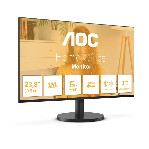 AOC 27B3CA2 - 27 Inch FHD Monitor, 100Hz, IPS, Speakers, USB-C Connectivity, FlickerFree, Adaptive Sync, LowBlue (1920 x 1080, 250 cd/m2, HDMI 1.4 / USB-C 65W Power delivery)
