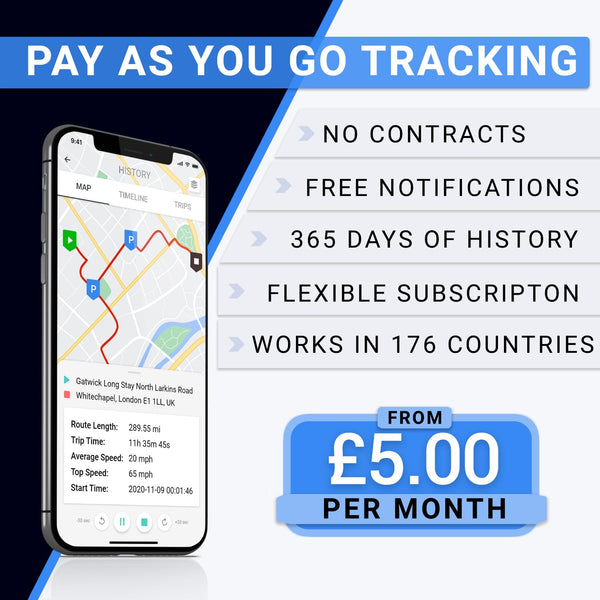 REWIRE SECURITY DB1 Lite GLONASS/GSM GPS Vehicle Tracker – Portable Real-Time Locator for Car, Truck, Van | Easy Install | Automatic Alerts | Covers 120+ countries | Low-Cost Monthly Subscription