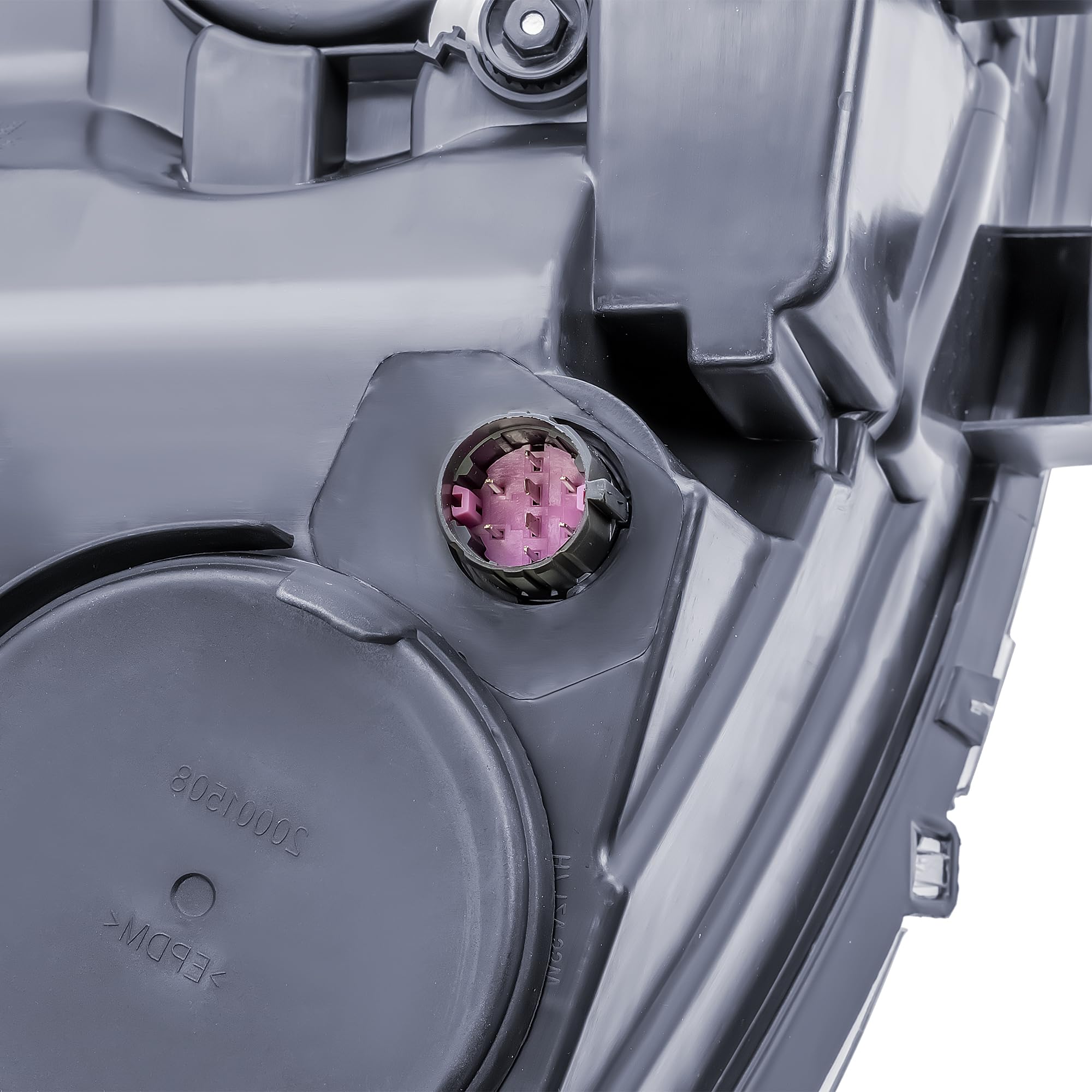 Replacement Passenger Left Side N/S Headlight Head Lamp Electric Adjustment with Round Plug for IVECO Daily 2014-2019