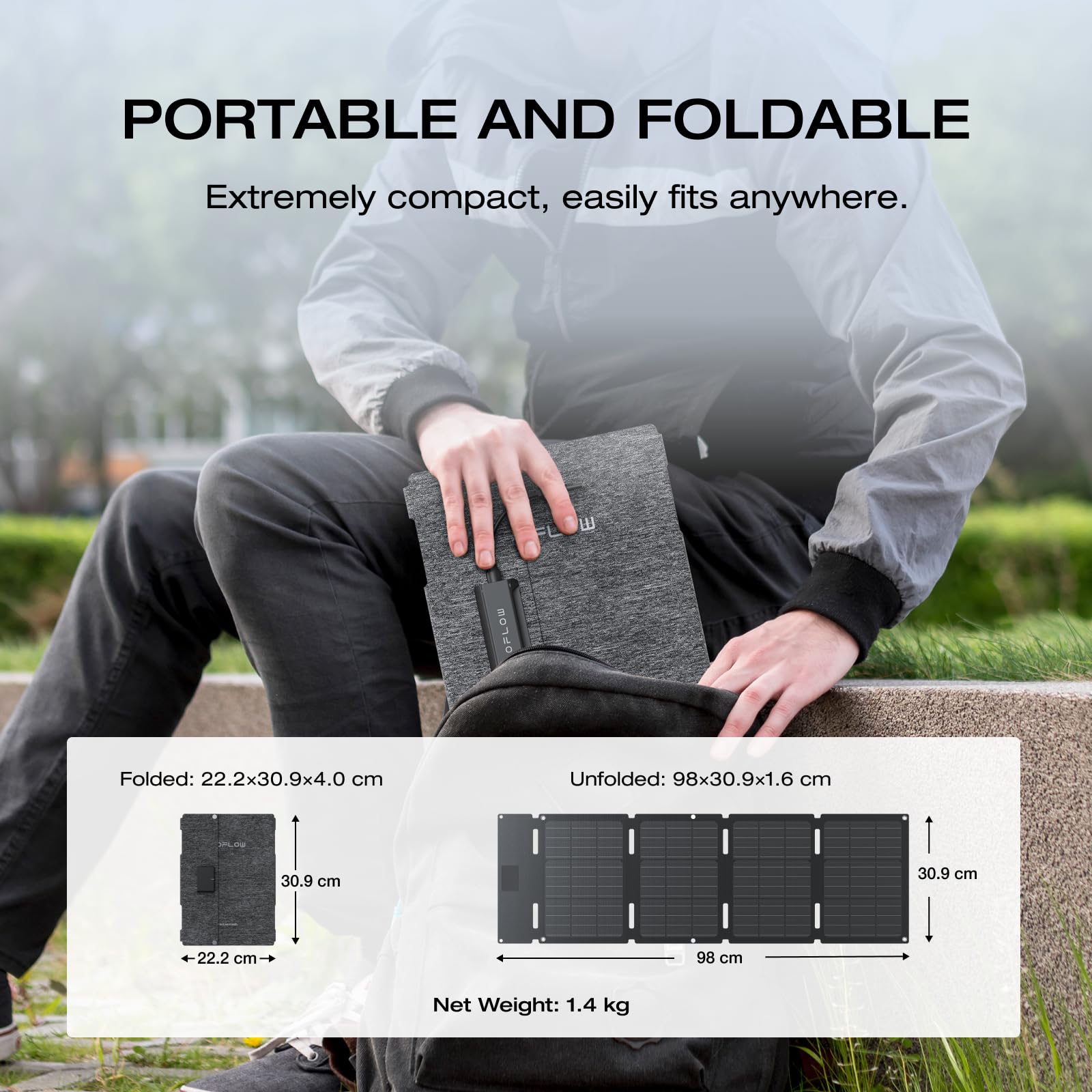 EF ECOFLOW RIVER 2 256Wh Portable Power Station with XT60 Cable, Solar Generator with LiFeP04, up to 600 W Power, Quick Charge in 1 Hour, Balcony Power for Camping/Emergency Power/Motorhomes/Home