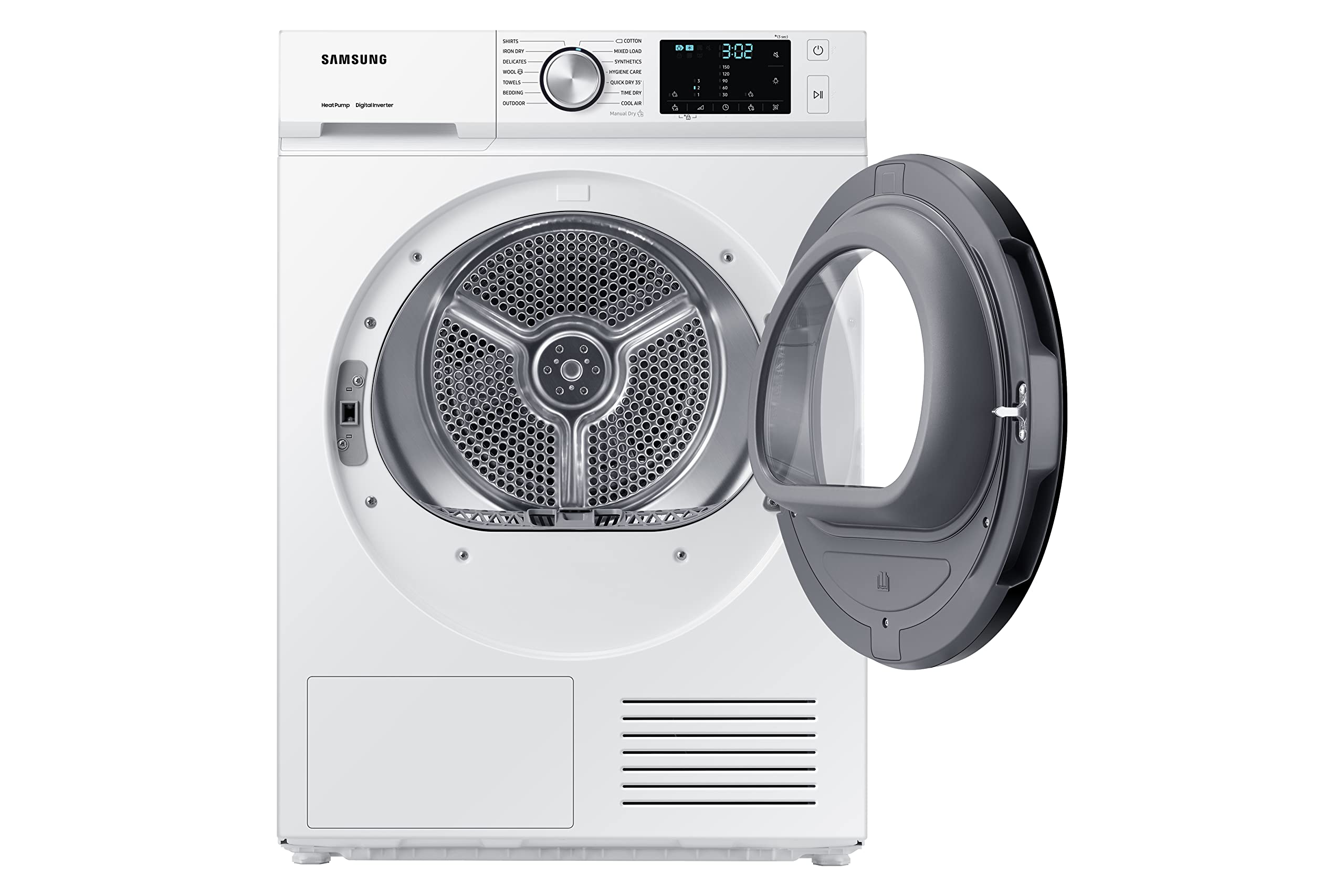 Samsung Series 5 DV80CGC0A0ABEU with OptimalDry and SmartThings, Heat Pump Tumble Dryer, 8kg