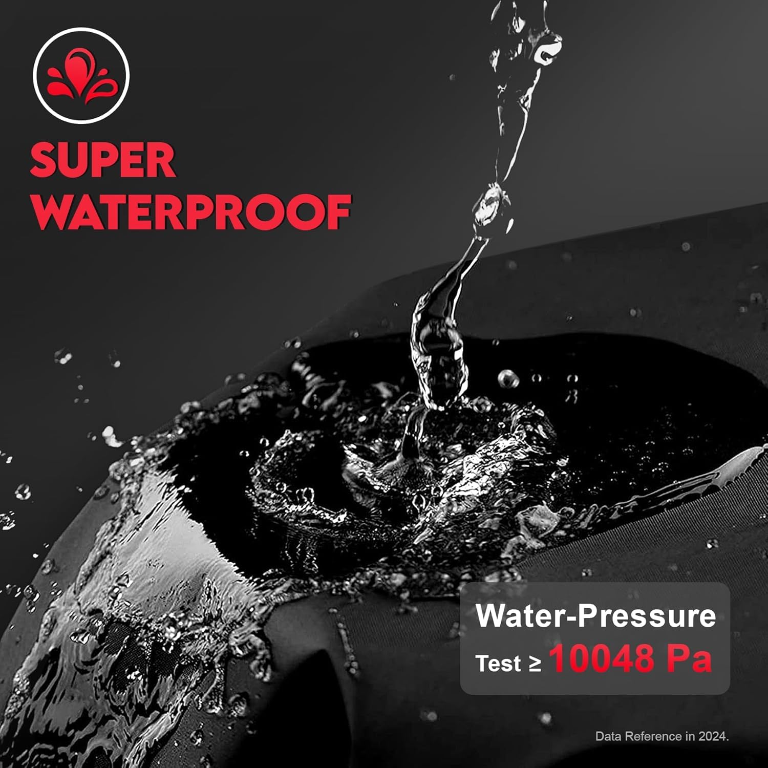 Zettum 180x120x77cm Outdoor Furniture Covers Waterproof Rectangular 600D Heavy Duty Oxford Fabric Rattan Garden Furniture Covers for Patio Furniture,