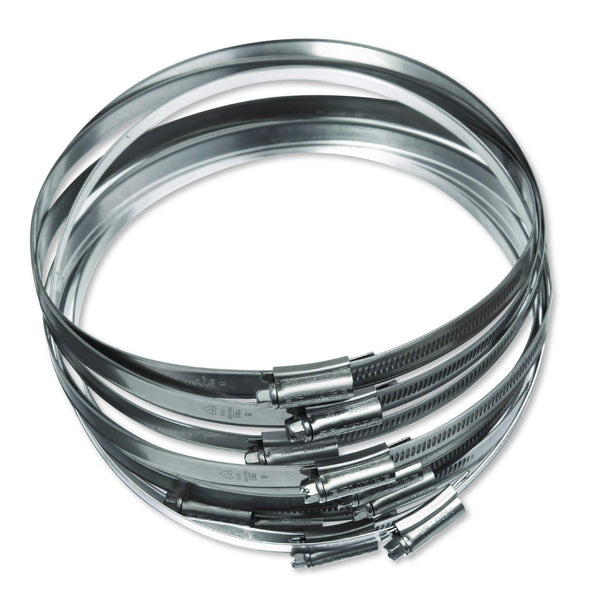 Eclipse Professional Tools ECW1-2A W1 Box of 10 35-50mm (1 ⅜" - 1 ¾") Mild Steel Worm Gear Hose Clamps