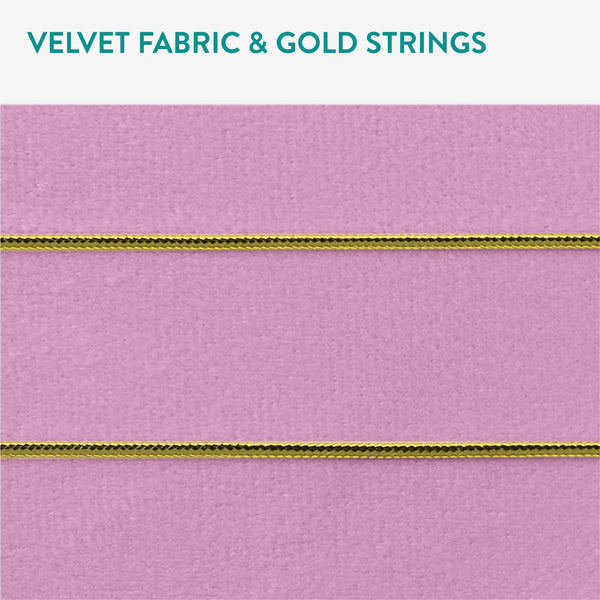 Navaris Photo Pin and Clip Board - 70 x 50cm - Velvet Board for Hanging, Pinning, Displaying Photos, Pictures for Bedroom - Contemporary Pinboard -