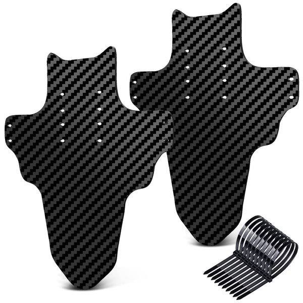 NICEDACK Mudguards Mountain Bike, 2 Pieces Mudguard Fit 20-29 Inch MTB Mudguard Front and Rear Compatible Bicycle Splash Guard