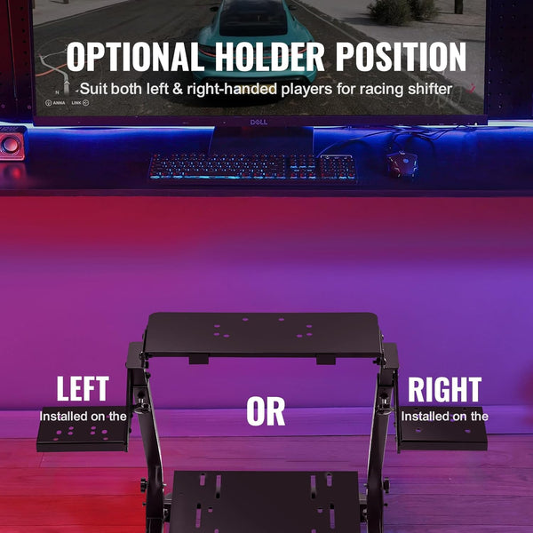 VEVOR Steering Wheel Stand,G920 Racing Wheel Stand,Logitech Wheel Stand for G25 G27 G29,GT Racing Simulator Wheel Stand,Wheel Support and Pedal not Included