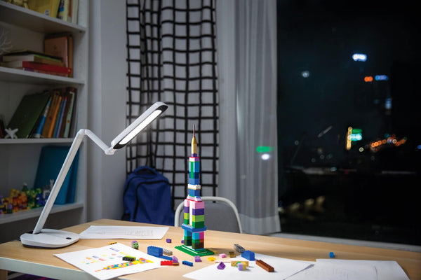 Philips LED RobotPlus Desk Lamp 14W Light [Cool White - White] for Home Indoor Lighting, Reading, Study, Office and Work.