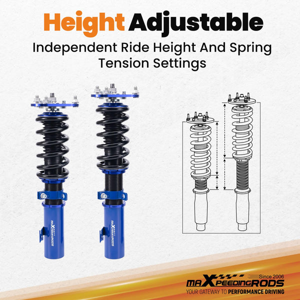 maXpeedingrods Coilover Suspension Kit for Celica 2000-2006 Coil Over Shock Strut