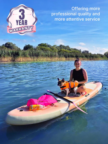 Niphean Inflatable Paddle Board with Stable Wing and Durable SUP Accessories, 10' Stand up Paddle Boards for Adults & Youth, Idea for Stand up Paddleboarding Beginner, Versatile Yoga Paddle Board