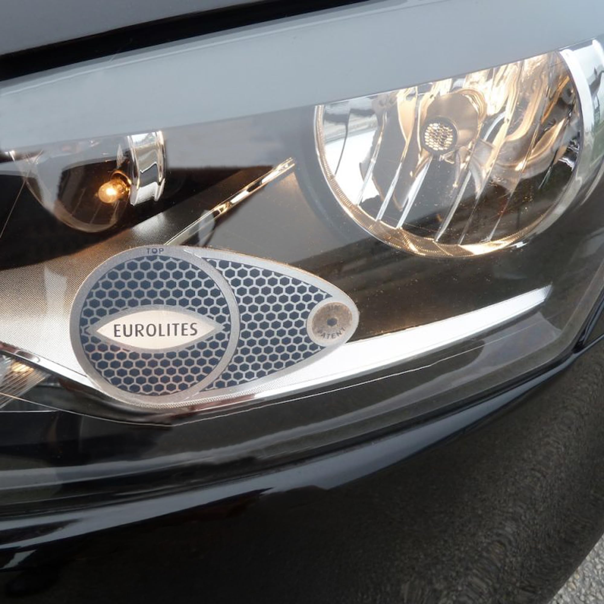 AA Car Headlamp Headlight Beam Converters Adaptors Benders AA8338 – EU Driving Essential – 1 Pair, Grey