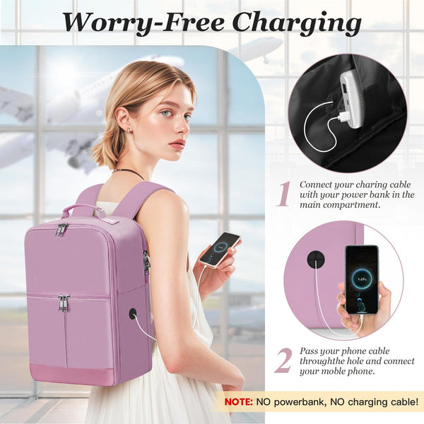 Cabin Bags 40x20x25 for Ryanair Underseat Carry-Ons Travel Backpack, Hand Luggage Backpack Cabin Size 20L, Laptop Backpacks Small Travel Bag