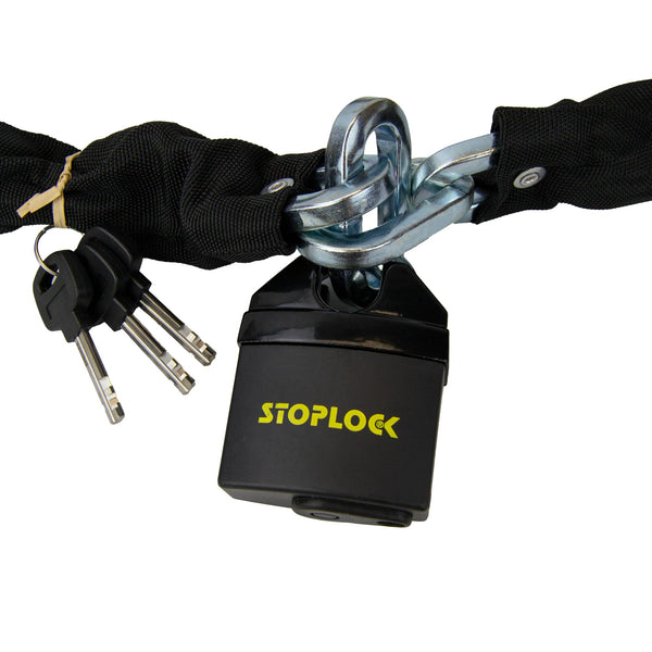 Stoplock Wheel Clamp HG 400-00 - Anti-Theft Lock Device for Small-Wheeled Cars Caravans Trailers With 13" to 15" Wheels , Yellow