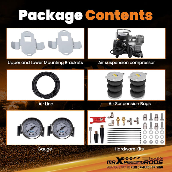 maXpeedingrods Air Suspension Kit W/Compressor For Citroën Relay 230 244 250 1994-5000kg