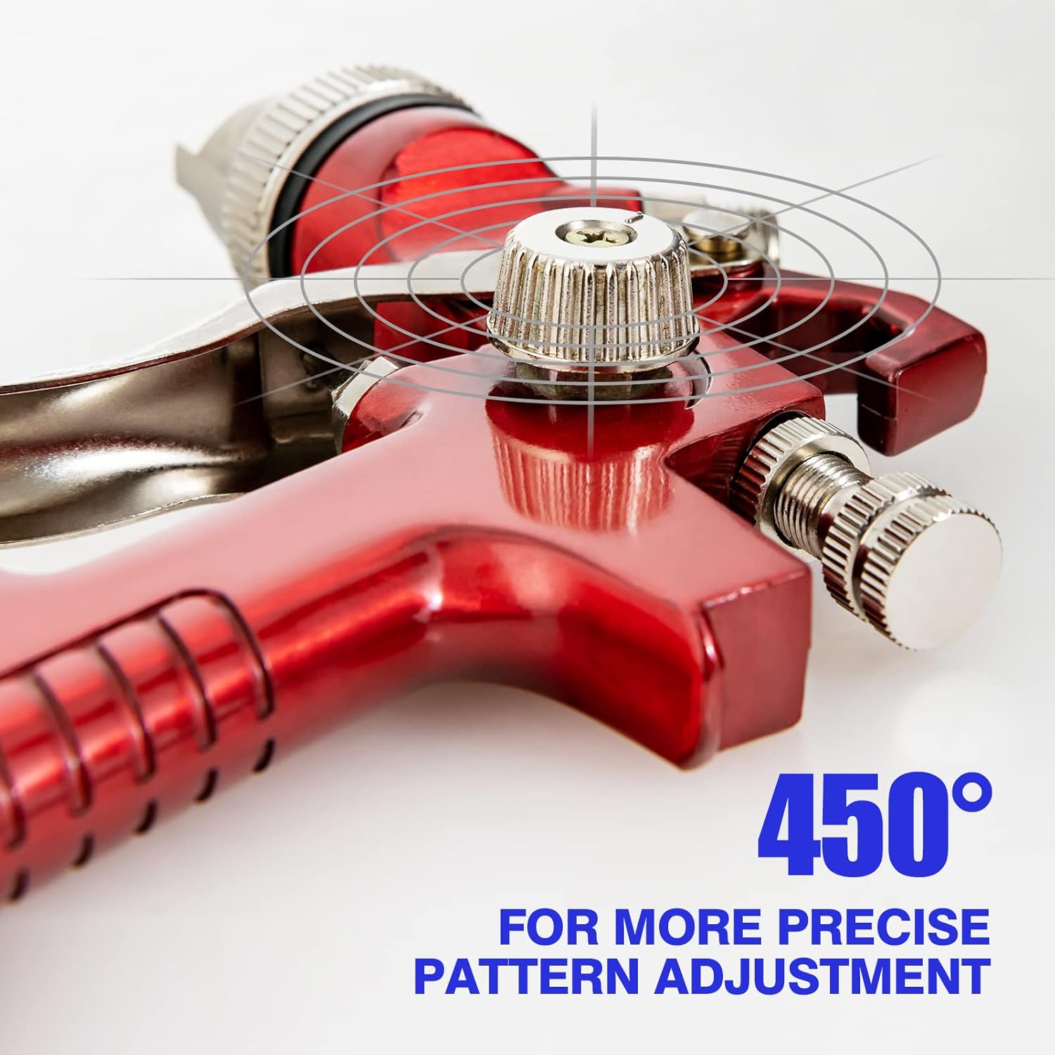 COSTWAY HVLP Air Spray Gun Set with 1.0mm 1.4mm 1.7mm Nozzle, 3pcs Auto Gravity Feed Spray Gun with Air Regulator & 100CC/1000CC Aluminum Cup, Automotive Paint Spray Guns for Car Furniture Primer