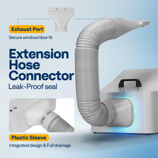 VIVOHOME Dual Fans Airbrush Paint Spray Booth with 4 LED Lights Turn Table and Filter Hose, Portable Airbrush Booth for Painting Model Craft