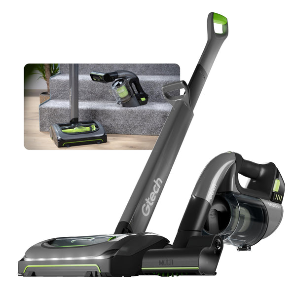 Gtech System, Airram MK2 + Multi MK2 Cordless Vacuum Cleaner Bundle, Combined 60 Mins Runtime