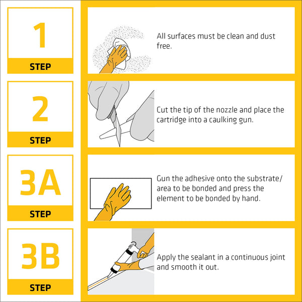Sika Stixall – Extreme Power Sealant And Adhesive – Waterproof – Crystal Clear – 290ml