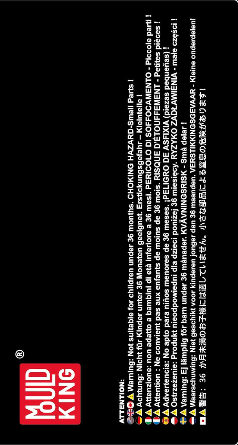 Mould King 10036 Technology Knight Truck Building Blocks Kit, 1604+ PCS Creative Sports Car Truck Model Building Toy Set for Kids 14+/Adult Collectors (Static Version)