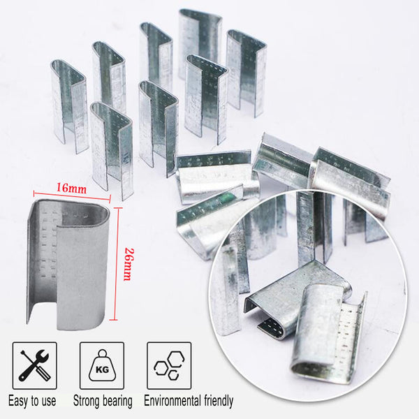 Complete Hand Pallet Packaging Strapping Kit with Tools, 200m PP Band, Metal Seals, and Edge Protectors for Secure Packing