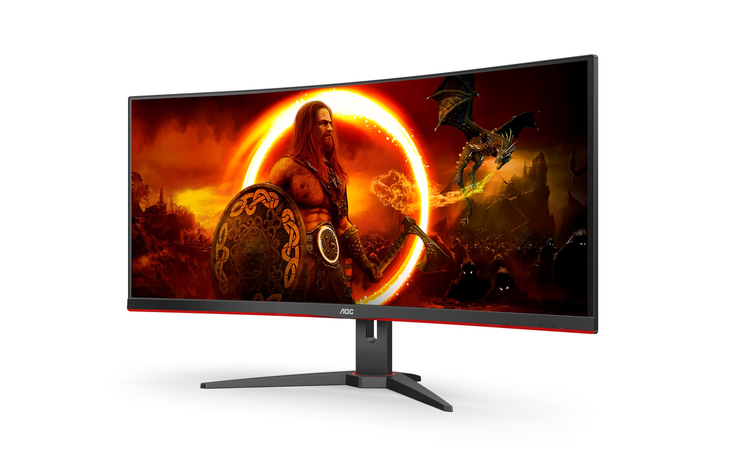AOC Gaming 25G3ZM/BK - 24.5" 240Hz FHD Monitor, 0.5ms MPRT, FreeSync Premium (1920x1080, HDMI 2.0 x 2, DisplayPort 1.2 x 1, Headphone out (3.5mm)) black/red