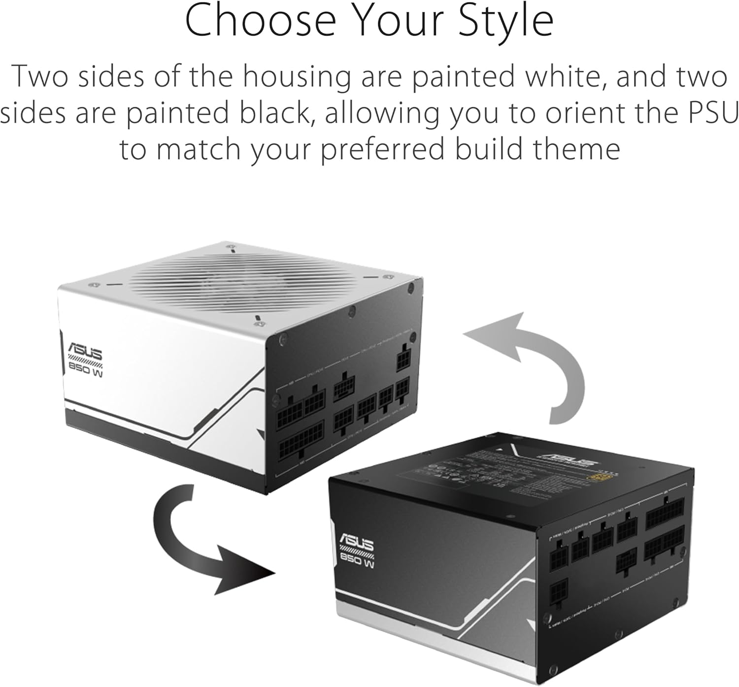 Asus Prime 850W Gold Gaming PSU, Double Ball Bearing Fan, Fully Modular, 80+ Gold, ATX 3.0, PCIe 5.0