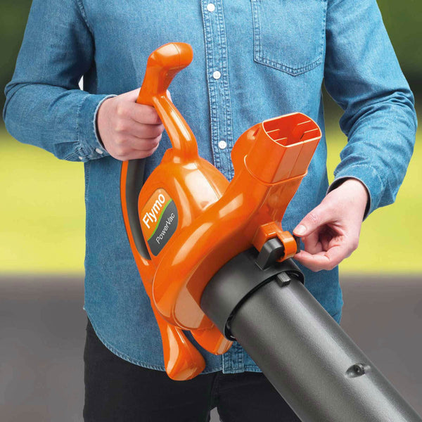 Flymo PowerVac 3000 Electric Garden Blower & Vacuum | 3-in-1 Powerful Leaf Blower, Vacuum & Mulcher | 3000W