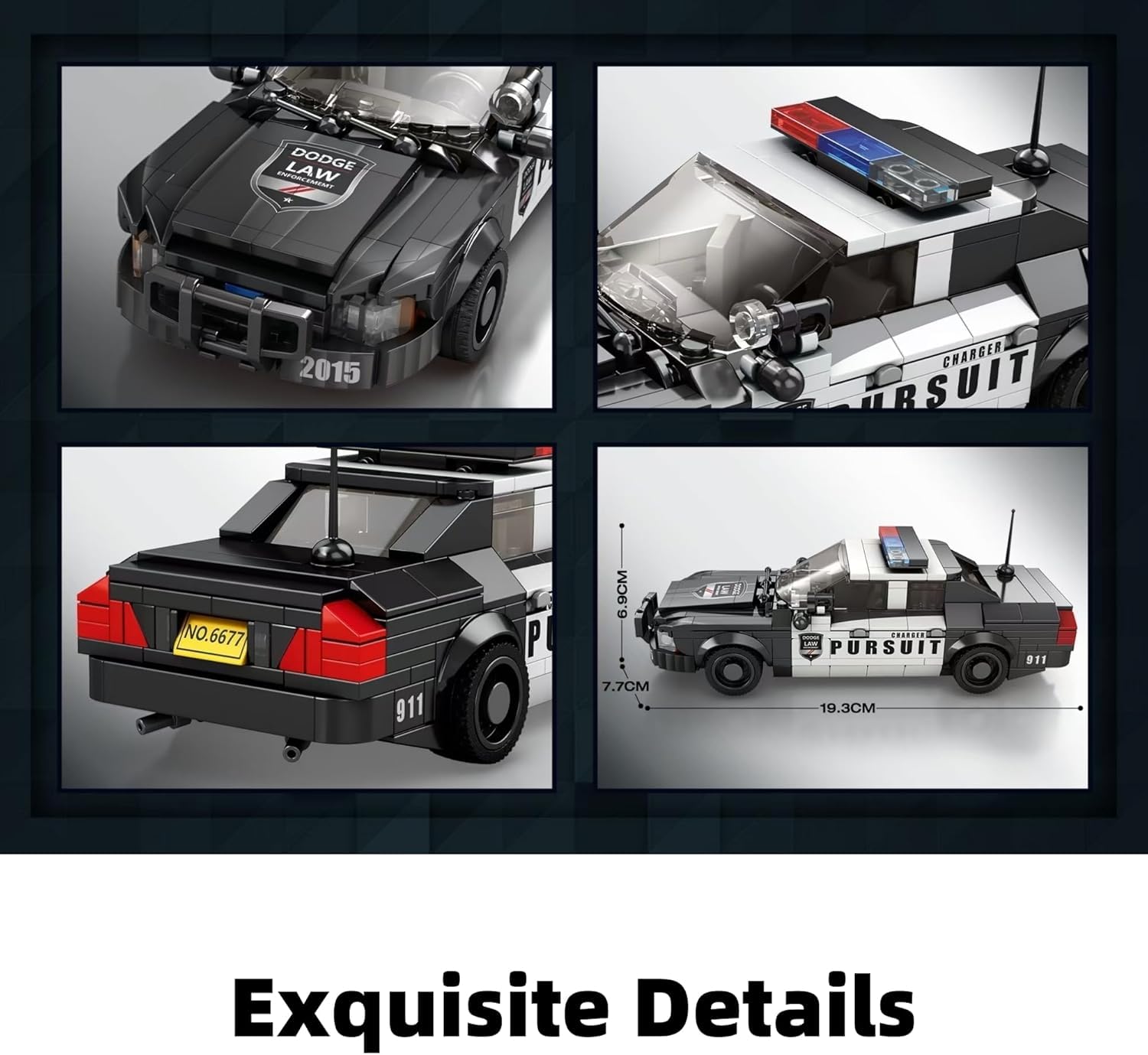 Ebortsin Sports Car Building Set for M760Li, Racing Car Model Building Blocks, 398 PCS Collectible Iconic Sports Vehicle Construction Kit, Gifts for Kids & Sportscar Enthusiasts