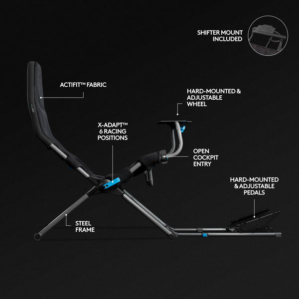 Logitech G G923 Racing Wheel and Pedals, TRUEFORCE up to 1000 Hz Force Feedback, Responsive Driving Design, Dual Clutch Launch Control, Genuine Leather Wheel Cover, for PS5, PS4, PC, Mac - Black