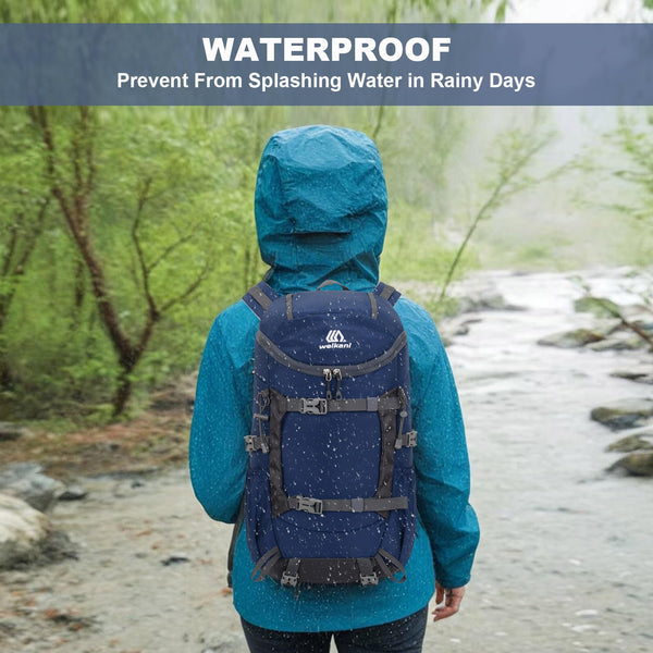 jianyana Hiking Backpack Waterproof 30L Foldable Rucksack Lightweight Camping Bag skiing climb mountains Camping Trekking Hiking Walking Cycling Climbing Outdoor Sports for Women Men