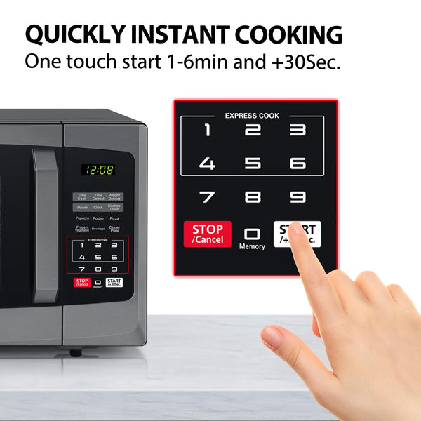 TOSHIBA 26L Air Fry Auto Menu Combo 6-in-1 900W Microwave Oven With Steamer in Morandi Grey, Inverter, Chef defrost, Convection, Combi., Steam, Grill, 10 power levels, 10 Auto Menus, MW3-AC26SFI(MG)