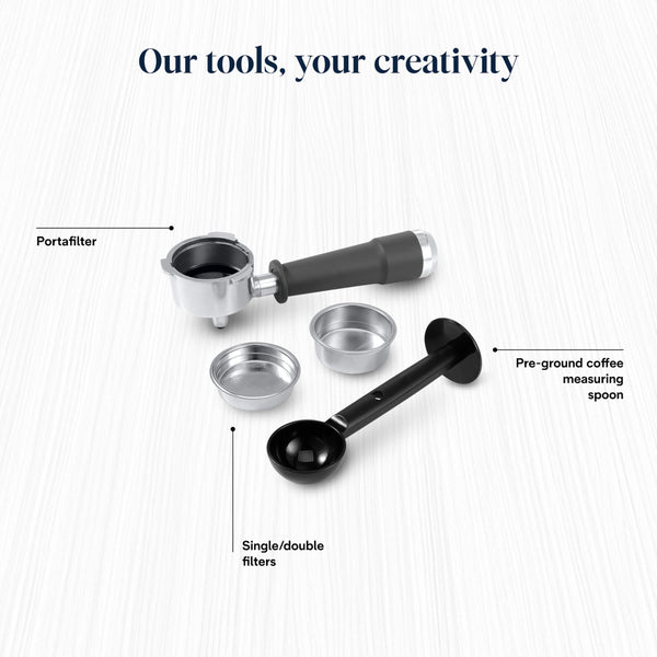 De'Longhi Manual Coffee Machine Stilosa EC260.GR, 15 Bar Pressure, Cappuccino System, Automatic Switch-Off, Compatible with ESE pods, 2 Level Tray, Capacity 1L, Green