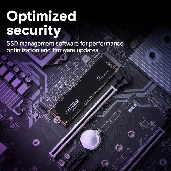 Crucial P3 1TB M.2 PCIe Gen3 NVMe Internal SSD - Up to 3500MB/s - CT1000P3SSD801 (Acronis Edition)