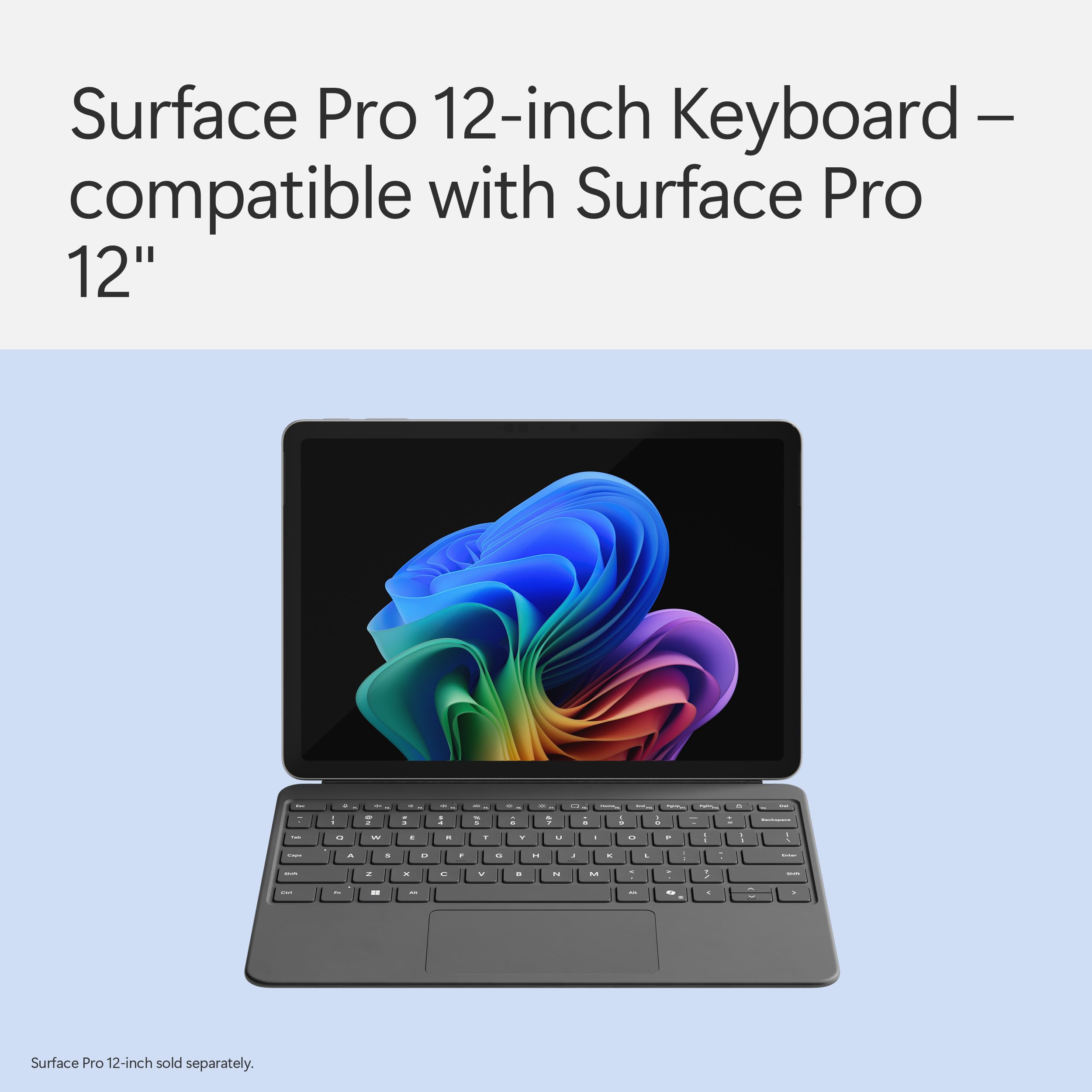 Microsoft Surface Pro Flex Keyboard with Slim Pen | Black | 2-in-1 Alcantara® Keyboard for Surface Pro Windows 11 Copilot+ PC