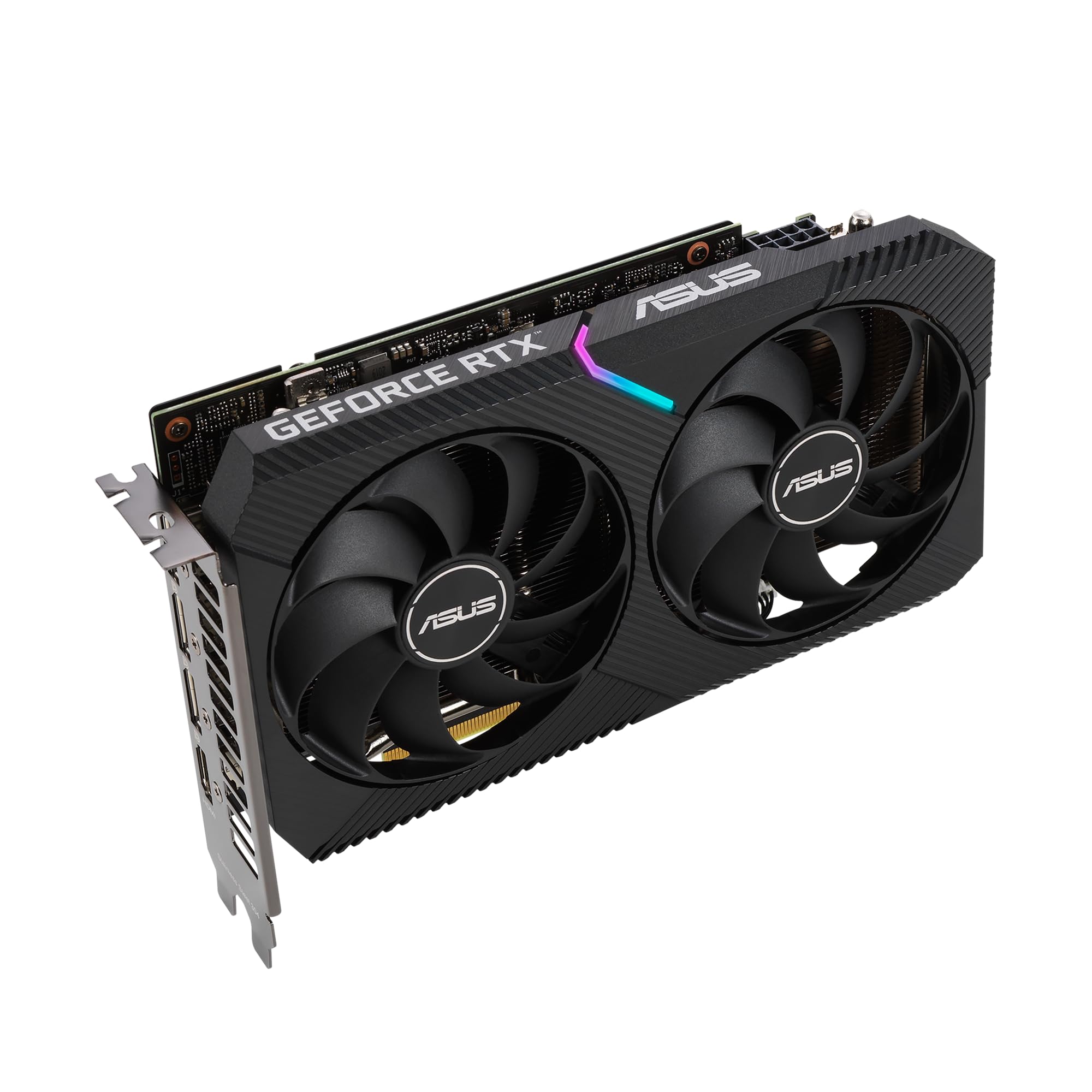 ASUS GeForce RTX 3050 6G DUAL OC Gaming Graphics Card - 1537MHz Boost Clock, GDDR6, PCIe Gen 4, DLSS 2, 3 x DP v1.4a, 1 x HDMI 2.1 (Supports 4K)