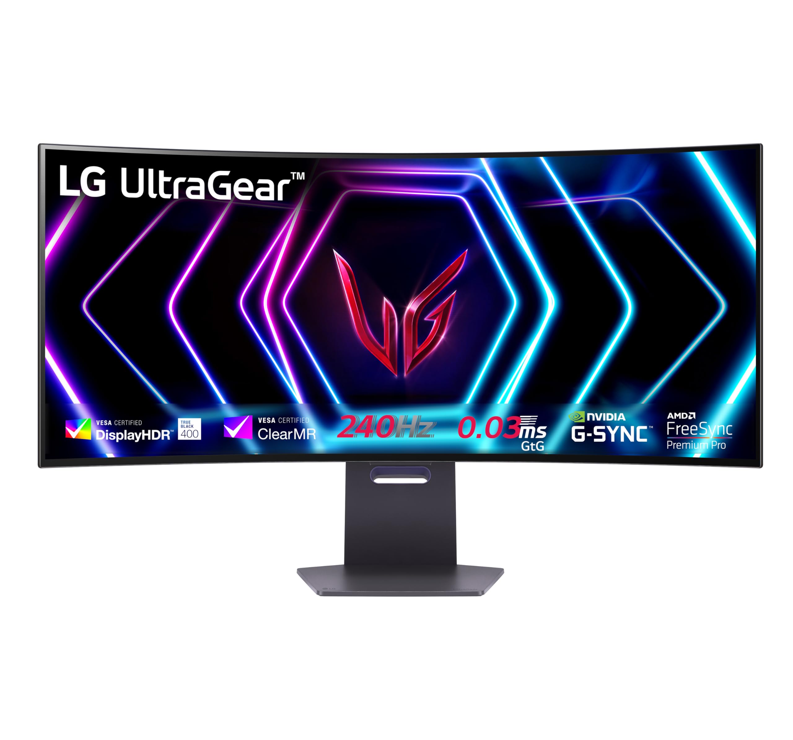 LG UltraGear OLED Gaming Monitor 32GS95UV-B, 32 inch UHD 4K, Dual mode 4K: 240Hz / FHD: 480Hz, 0.03ms Response Time, NVIDIA G-Sync & AMD FreeSync Premium Pro, 7W Stereo speakers, DisplayPort, HDMI 2.1