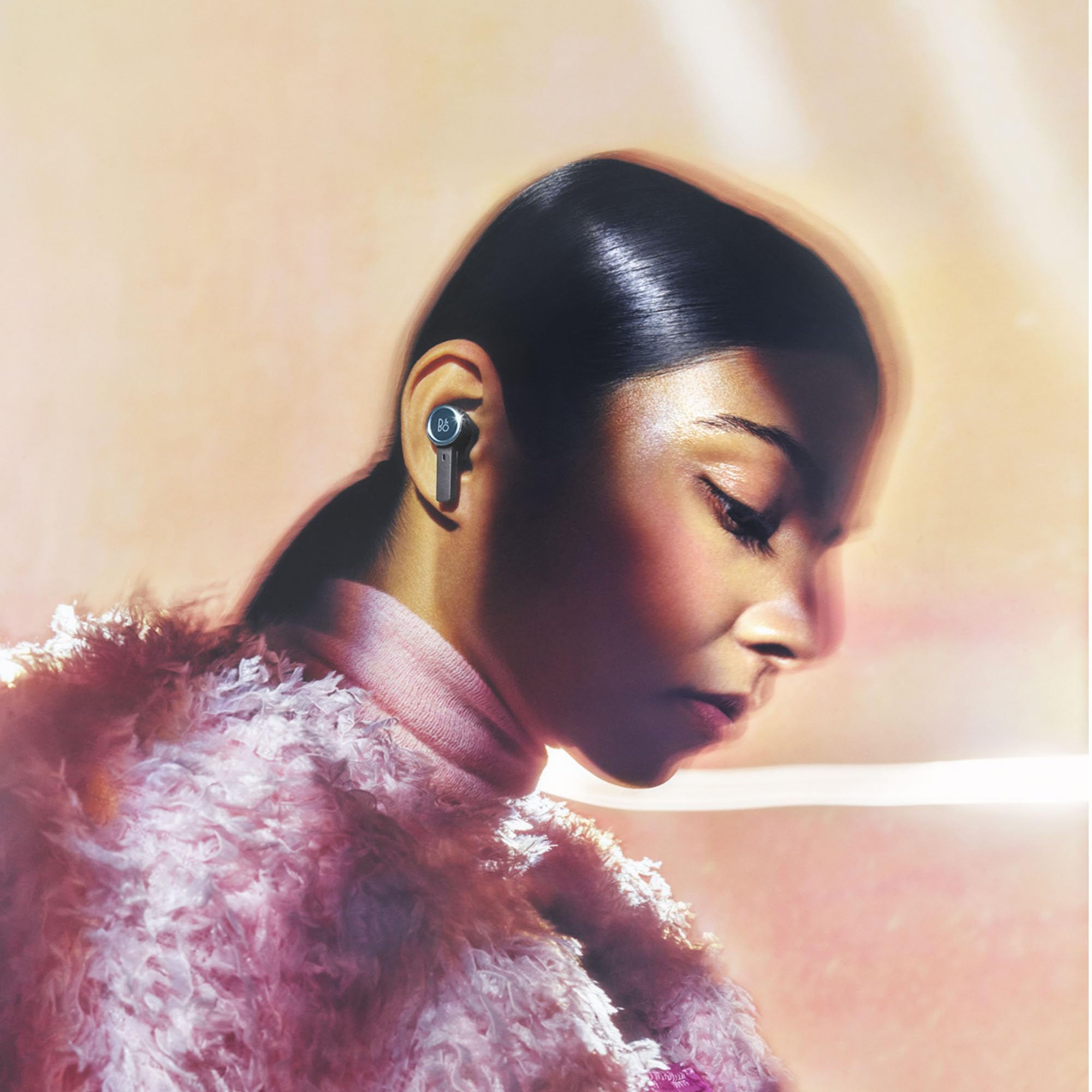 Bang & Olufsen Beoplay EX - High-end Wireless Bluetooth Noise Cancelling Earphones, Playtime Up to 28 Hours, Waterproof Wireless Earbuds for Work, Sport and Play with Charging Case - Black Anthracite