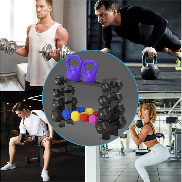WINNOW Dumbbell Rack Home Gym Weight Rack Dumbbell Storage Rack Multi-layer Weights Holder