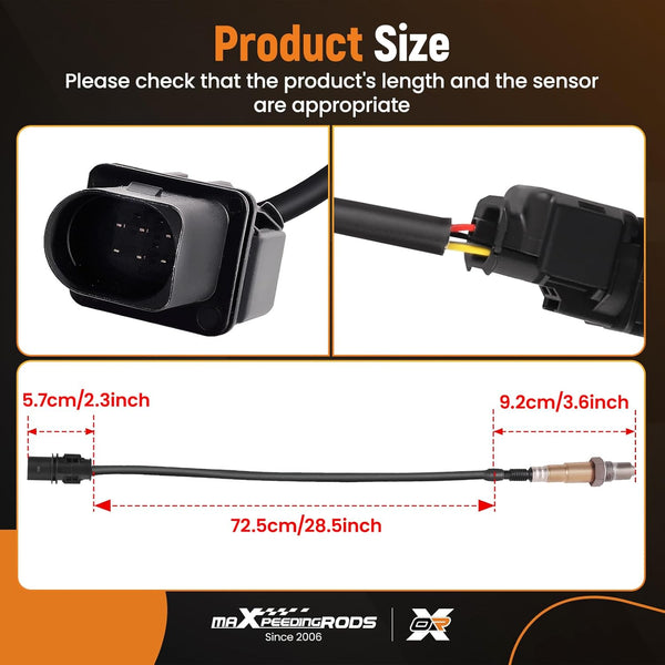 maXpeedingrods Oxygen O2 Sensor Air Fuel Ratio 234-5107 Upstream for Volkswagen CC EOS Golf GTI Jetta Passat, for Audi A3 TT Quattro, for Porsche 911