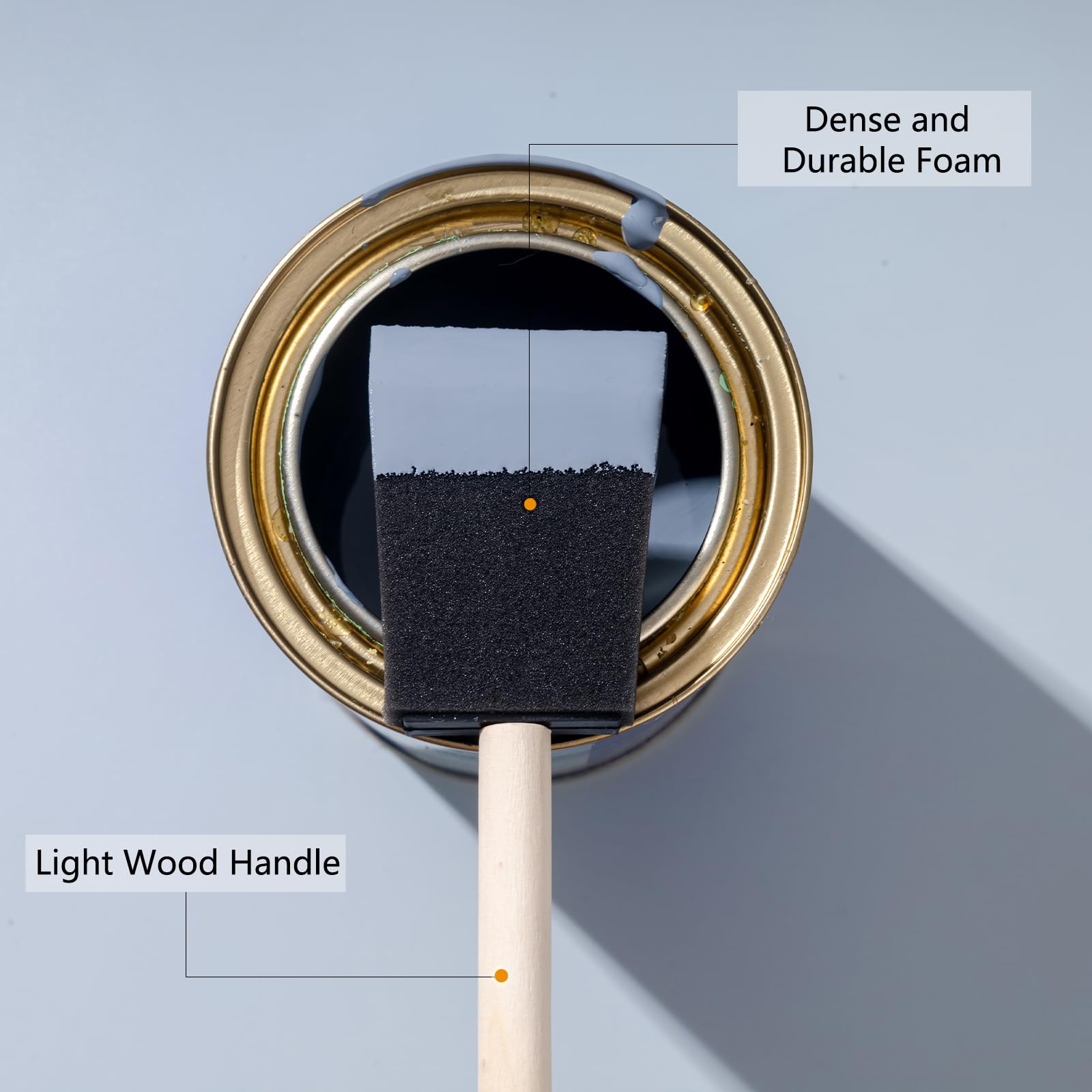 Mister Rui 10 pcs Paint Roller Set, 9" Microfiber Paint Rollers Kit, 9" Microfiber Paint Roller Set with Frame, Paint Rollers and Trays Set, Paint Brush for Walls & Ceilings