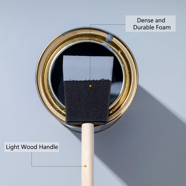 Mister Rui 10 pcs Paint Roller Set, 9" Microfiber Paint Rollers Kit, 9" Microfiber Paint Roller Set with Frame, Paint Rollers and Trays Set, Paint Brush for Walls & Ceilings